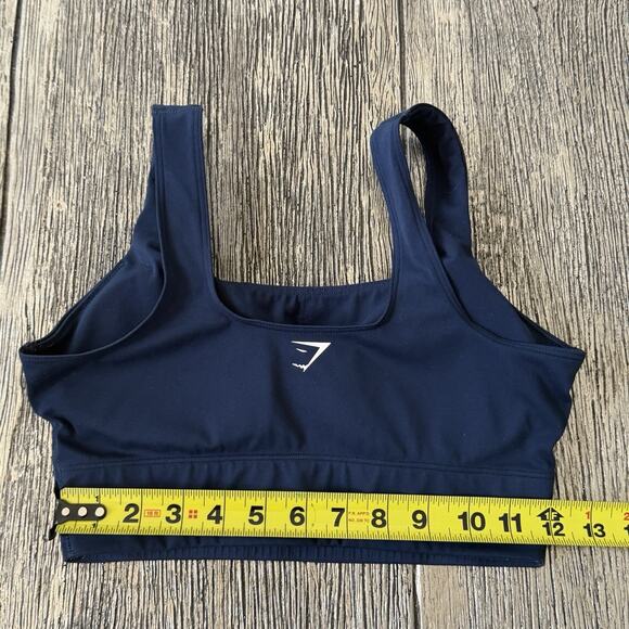 Gymshark Sports Bra In Nay Blue With Pads Size Small - Picture 4 of 7